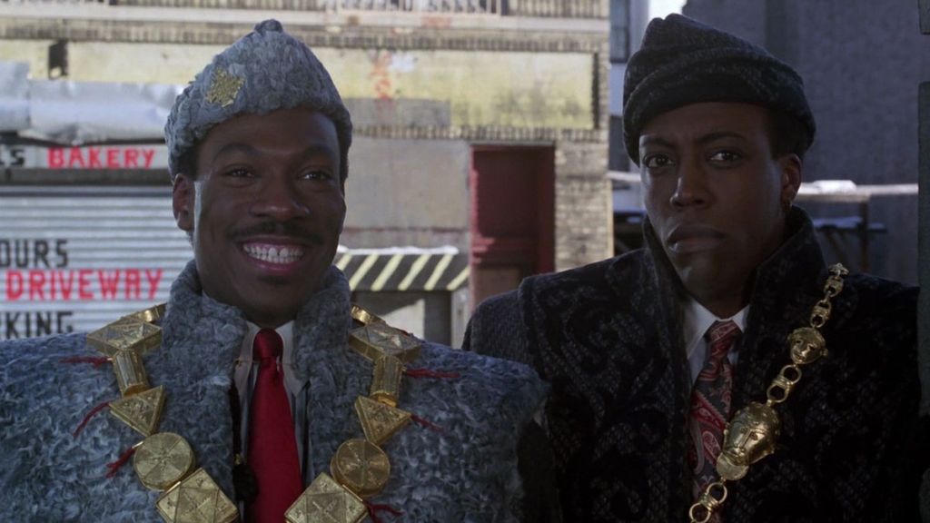Eddie Murphy and Arsenio Hall in Coming to America (1988)